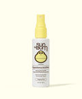 Sun Bum Hypochlorous Acid Mist spray bottle with yellow cap, designed to cool and soothe skin after sun exposure